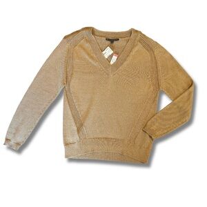 Elliott Lauren Shimmery V-Neck Top, S, NWT